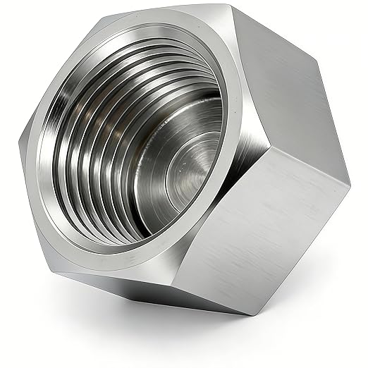 Stainless Steel 304 Hex End Cap 3/4" NPT Female Pipe Fitting 2pcs