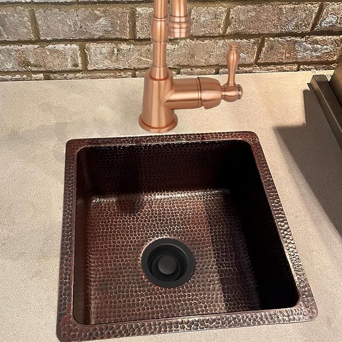 Akicon Kitchen Sink Oil Rubbed Bronze Finish Garbage Disposal Flange Stopper, One Size Disposal Rim, Fit 3-1/2 Inch Standard Sink Drain Hole