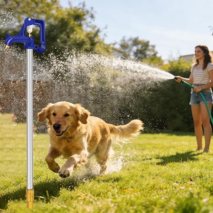 4.25FT Frost-Free Yard Hydrant, Freezeless Frost Proof Hydrant,Water Hydrant 3/4" Pipe Connection,Total Length 4.25ft, 24" Bury Depth,for Yard,Garden,Pasture Irrigation and Drinking