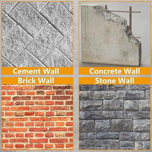 Party Animals 1/4 x 3-3/4 Inch Wedge Anchor, 50 PCs Zinc-Plated Industrial Anchor Bolts for Cement, Concrete