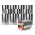 TAPEBEAR 12 Rolls Butyl Tape Waterproof Sealing Tape 6inch x16feet, Upgraded Aluminum Foil Tape Heavy Duty for RV Repair, Awning, Window, Glass & EDPM Roof Leak Patching, Boat and Pipe Sealing, Silver