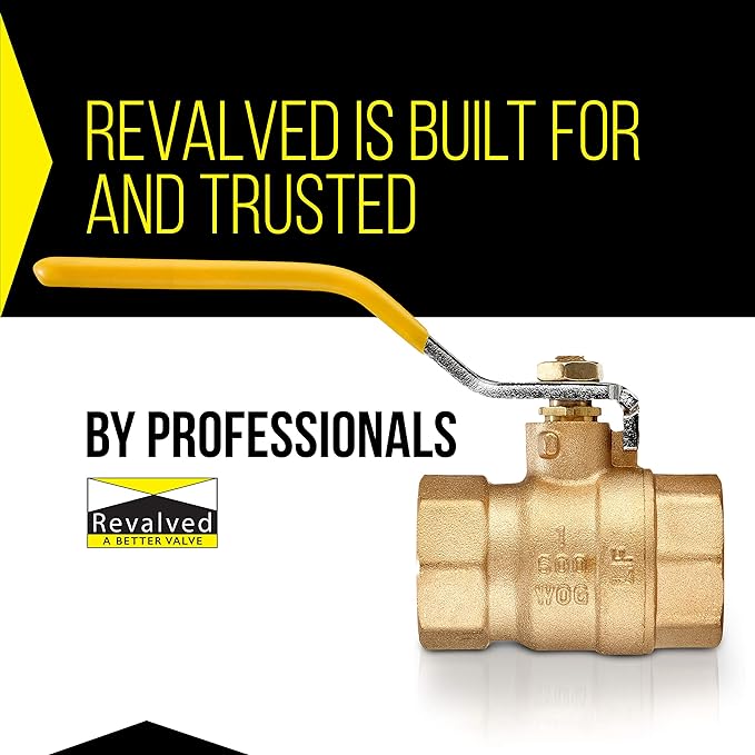 Full Port 3/4 in. Brass Ball Valve – Lead-Free Brass Valve, Female Threaded NPT Connector – Max Pressure, 150 PSI WSP / 600 PSI WOG - 0.75 inch, 1 Pack