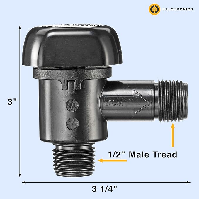 RV Vacuum Breaker Check Valve – Backflow Preventer for RV and Marine Freshwater Systems – Anti-Leak, Corrosion-Resistant, Easy Installation – Replacement for 571-VAC-CHK-A