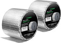 VIVOSUN 2-Pack Double Bubble Foil Insulation Roll, 6" x 25 ft Reflective HVAC Pipe & Duct Wrap, Weatherproof Thermal Insulation for Attics, Windows, Garages