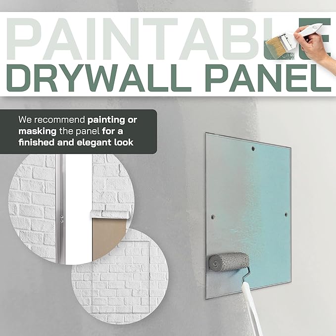 Vent Systems 10" x 14" Inch Access Panel - Drywall, Wall, Electrical, Plumbing Cover Plate - Ceiling, Wall Mount Drywall Access Panel - Metal Crawl Space Door for Home, Garage, Basement, Attic