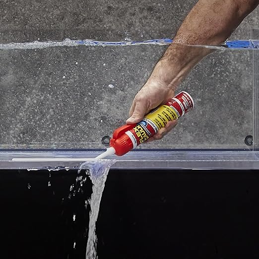 Flex Caulk, Waterproof & Weatherproof Hybrid Polymer Sealant, Strong, Paintable, Indoor, Outdoor, Bath, Shower, Sink, Window, Baseboards, Door, RV, Roof, Wood, Auto & Marine, Clear, 6.6 oz, 1-Pack