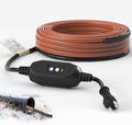 20 FT Inside Drain Pipe Heating Cable for Sewer and Waste, Self-Regulating In Pipe Heater Cable with GFCI, Submersible Heat Trace for Sewage Sump Septic Systems, CSA 5 W/FT 120 V
