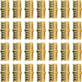WiseWater 28 Pcs PEX Fittings 3/4 Inch, 3/4 inch Straight Coupling Brass Fittings, Barb Crimp PEX Pipe Fitting for PEX Pipe Plumbing Projects (Pack of 28)