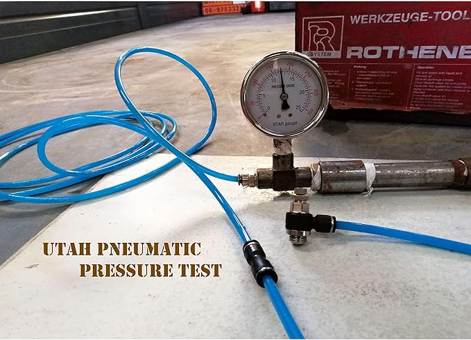 Utah Pneumatic 3/8 Push To Connect Fittings Y Air Splitter Union Air Line Fittings Quick Connect Air Hose Pneumatic Fittings 5 Pack