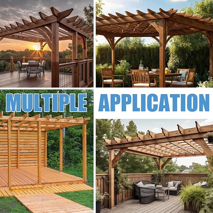 (30 PCS) Heavy Duty Hurricane Ties,Hurricane Straps Trusses/Rafters Ties,Strong Tie Brackets with Black Powder-Coated, Joist Hangers for Wood, Shed, Roof