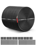 NAOEVO 14 Gauge Wire 2 Conductor Electrical Wire, 14 AWG Stranded PVC Cord, 12V Low Voltage/Tinned Copper/Flexible Cable for Automotive Wiring, Lamp Cord, Marine Cable (200FT)