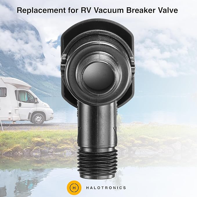 RV Vacuum Breaker Check Valve – Backflow Preventer for RV and Marine Freshwater Systems – Anti-Leak, Corrosion-Resistant, Easy Installation – Replacement for 571-VAC-CHK-A