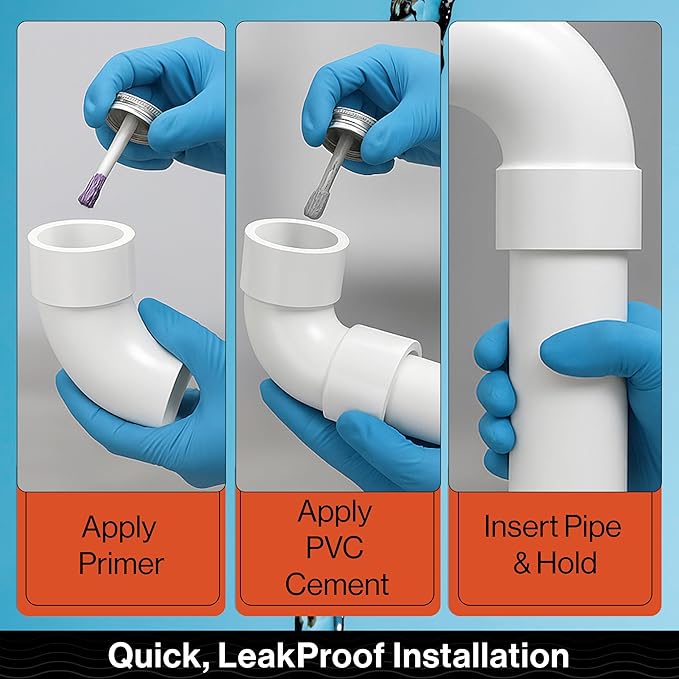 Swimables 2 Inch PVC Street Sweep 90 - Schedule 40 Pipe Street Elbow, Long 90° Connector for Pool Fittings, High-Flow Spa Plumbing & Waterway Systems Installations - Durable PVC Pipe Elbow (5 Pack)