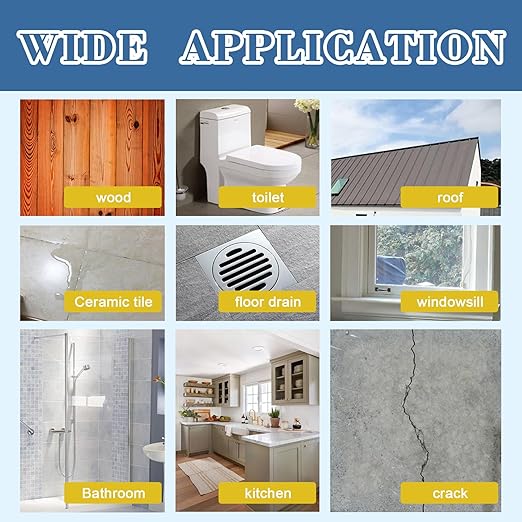 Waterproof Glue,Invisible Agent,Strong Waterproof Transparent Sealant,for Bathroom, Kitchen, Garden, Roofs, Walls (0.5, Kilograms)