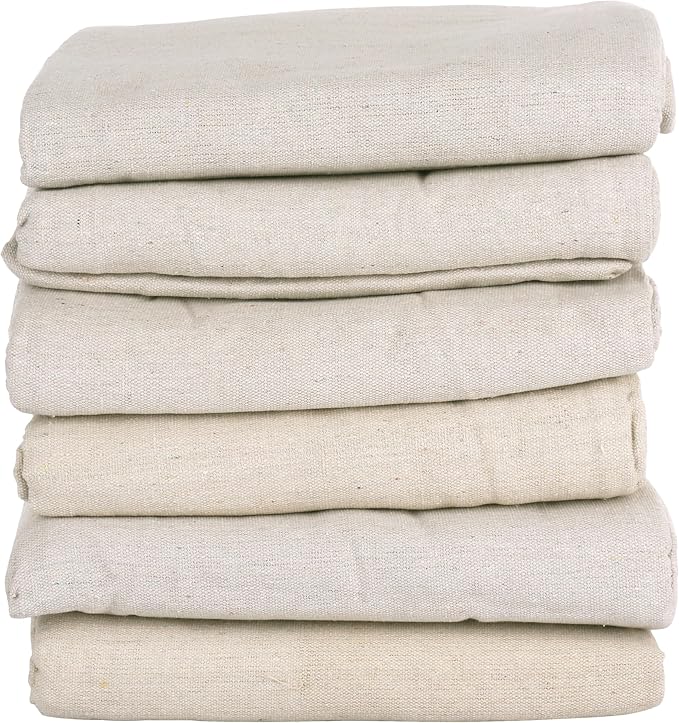 EZ Drop Painter's Large Canvas Fabric Drop Cloth for Painting (9 ft. x 12 ft.)