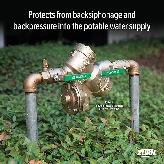 Zurn Wilkins 12-975XL2 1/2" 975XL2 Reduced Pressure Principle Backflow Preventer