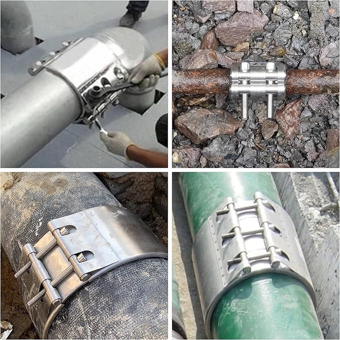 Pipe Repair clamp,Leak Sealer,Emergency Pipe Repair Kit for Plastic and Metal Pipes (20mm-23mm/1/2 inch)