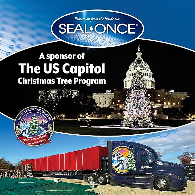 Seal-Once Marine Premium Wood Sealer - Waterproof Sealant - Wood Stain and Sealer in One - 5 Gallon & Clear