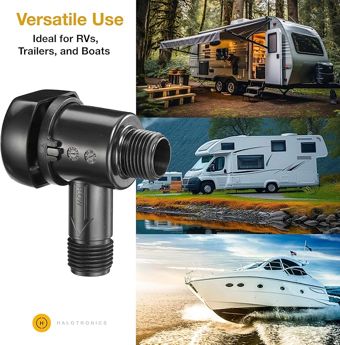 RV Vacuum Breaker Check Valve – Backflow Preventer for RV and Marine Freshwater Systems – Anti-Leak, Corrosion-Resistant, Easy Installation – Replacement for 571-VAC-CHK-A
