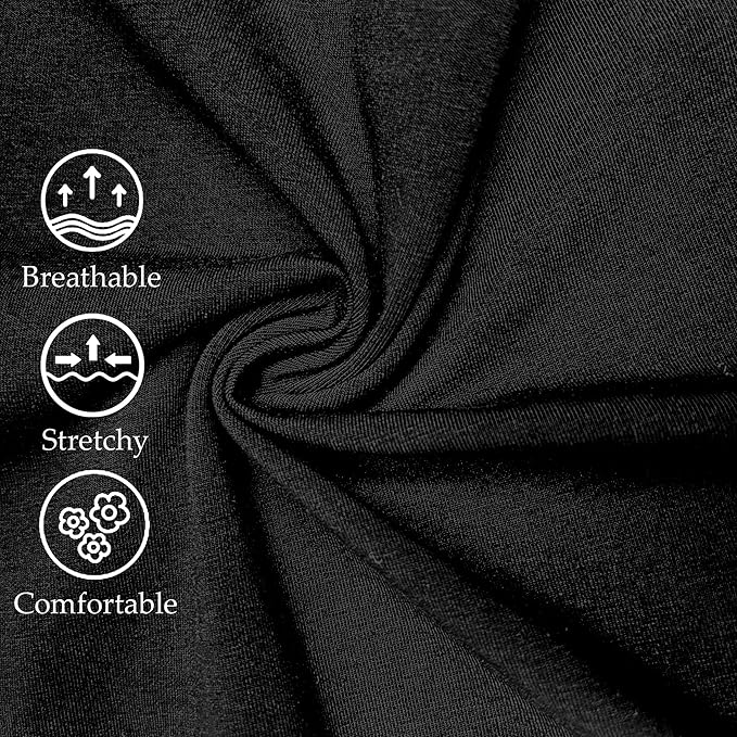 H HIAMIGOS Womens 3 Packs Long Tank Tops Stretchy Cotton Sleeveless Camisole Undershirts Layering Workout Yoga Camis